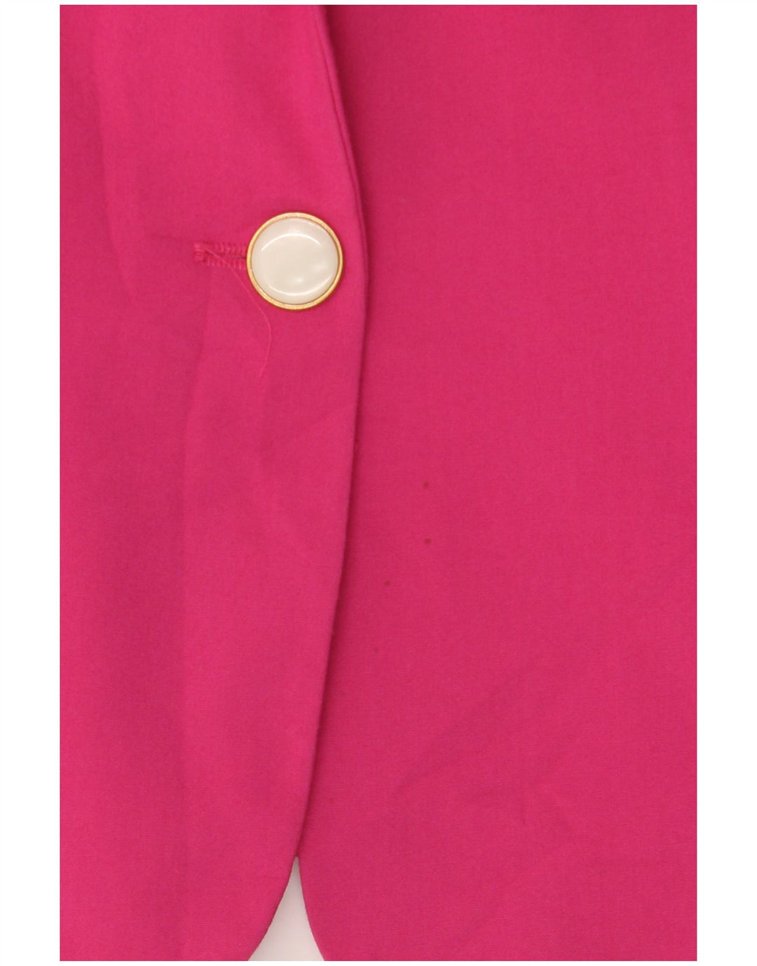 Zara Dame 1 Knap Blazer Jacket UK 10 Small Pink Polyester