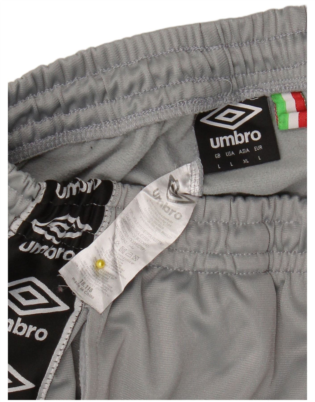 Umbro Herre Grafisk træningsdragt Bukser Large Grå Colourblock Polyester