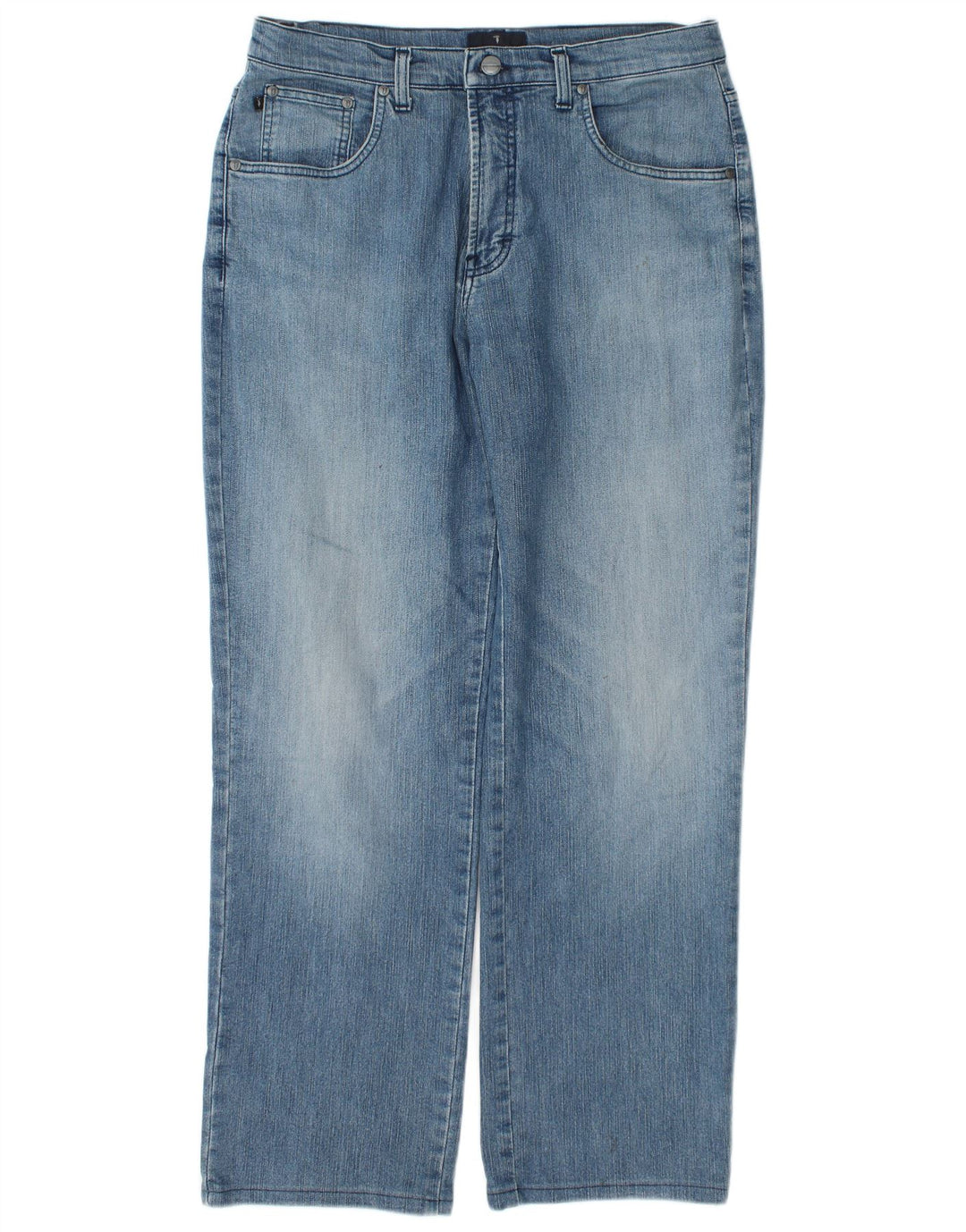 Trussardi Straight Jeans til mænd W32 L30 blå bomuld