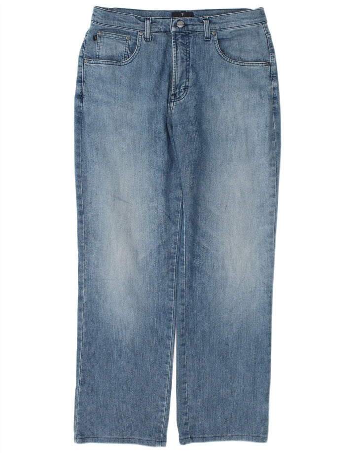 Trussardi Straight Jeans til mænd W32 L30 blå bomuld