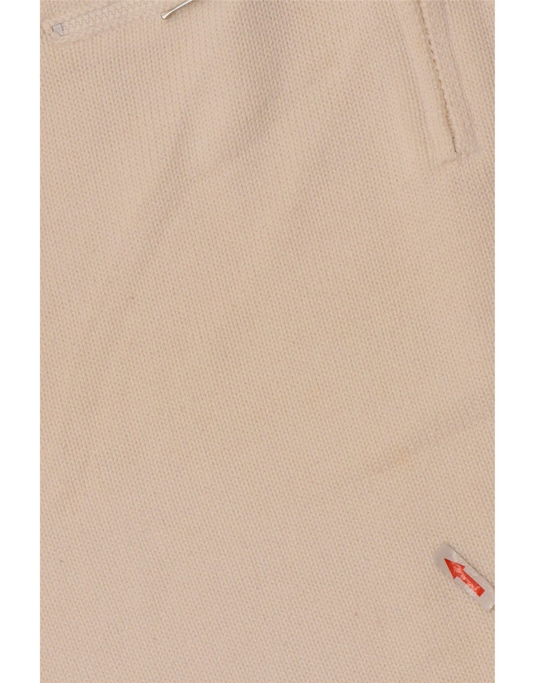 Vintage Dame Zip Neck Jumper Sweater UK 14 Large White