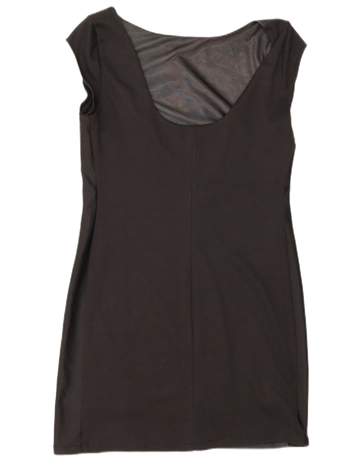 Desigual Womens Sheath Dress UK 12 Medium Black Floral