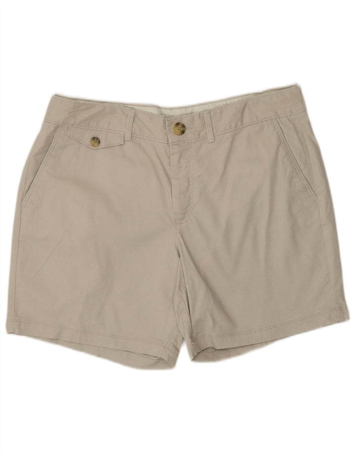 DOCKERS Chino Shorts til kvinder US 12 Large W33 Grå Bomuld