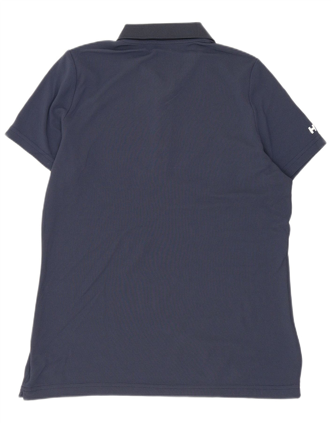 Helly Hansen Dame Polo Shirt UK 14 Medium Navy Blue Polyamid