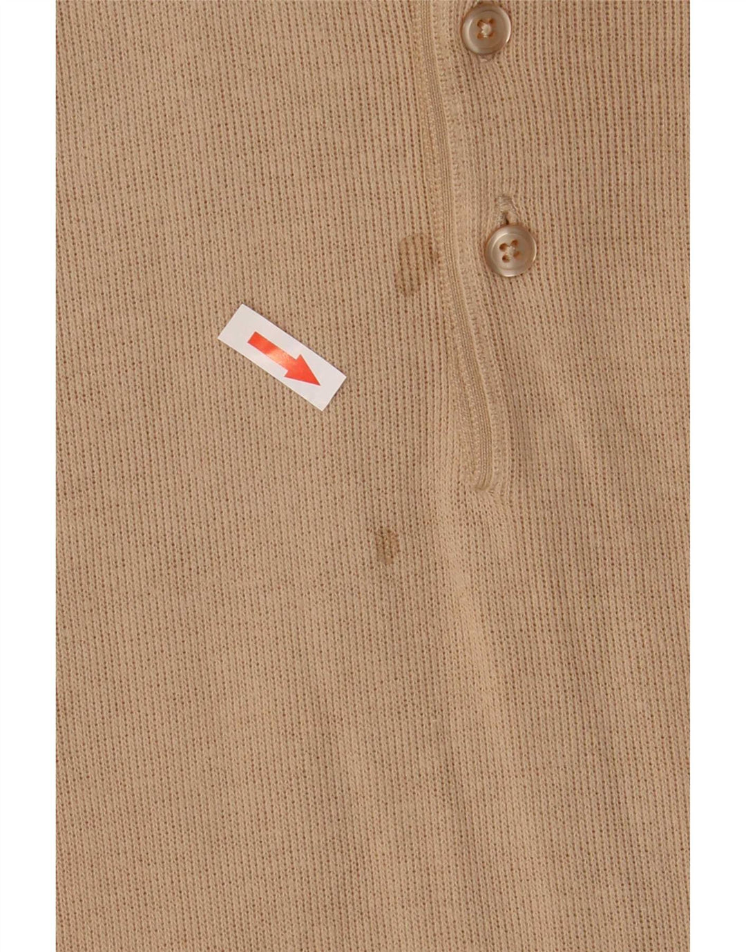 Gant Herre Polo Neck Jumper Sweater Stor Beige Bomuld