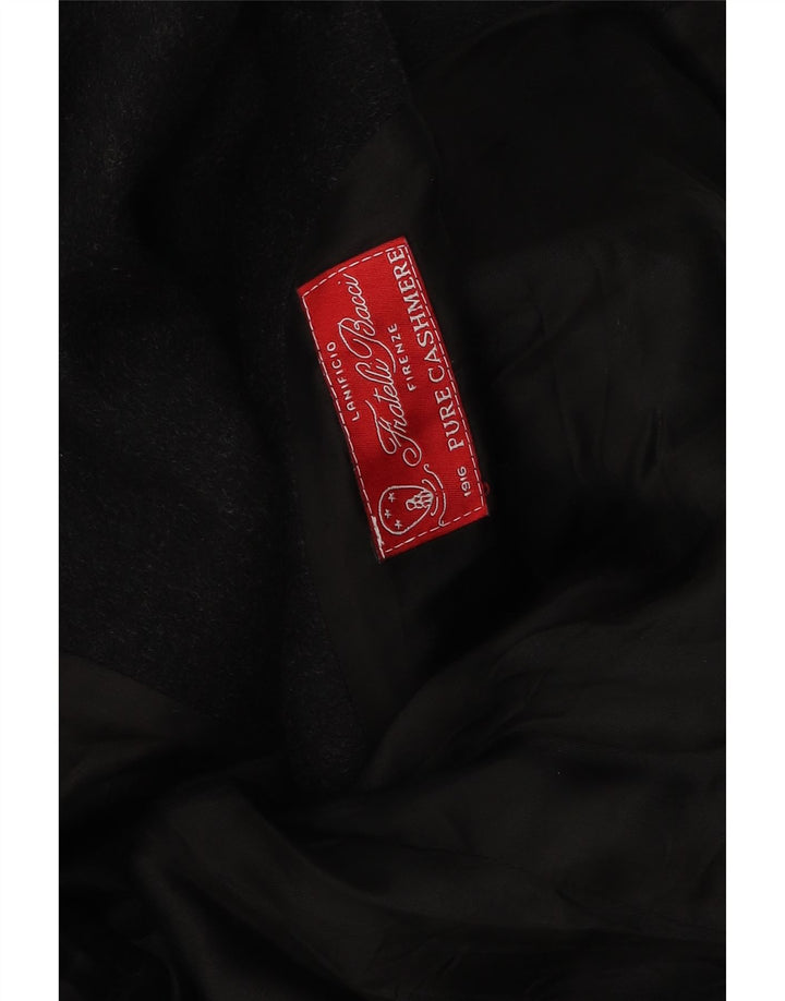 Fratelli Bacci Herre Overfrakke UK 40 Large Grey Cashmere