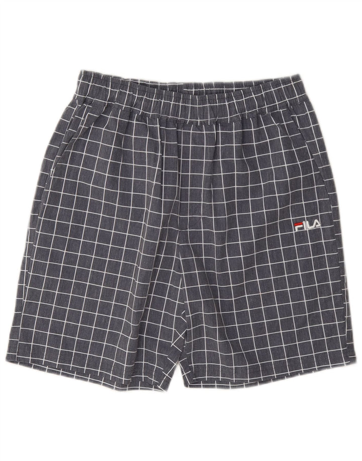 Fila Sportshorts til mænd XS Grå ternet polyester