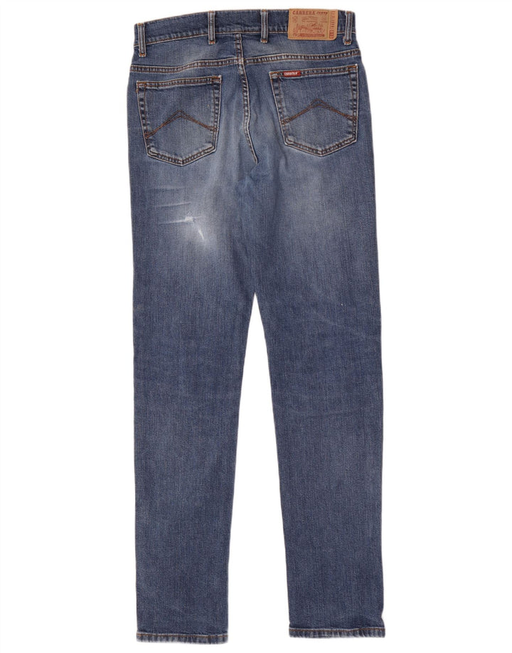 Carrera Herre 700 Distressed Slim Jeans W33 L34 Blå Bomuld
