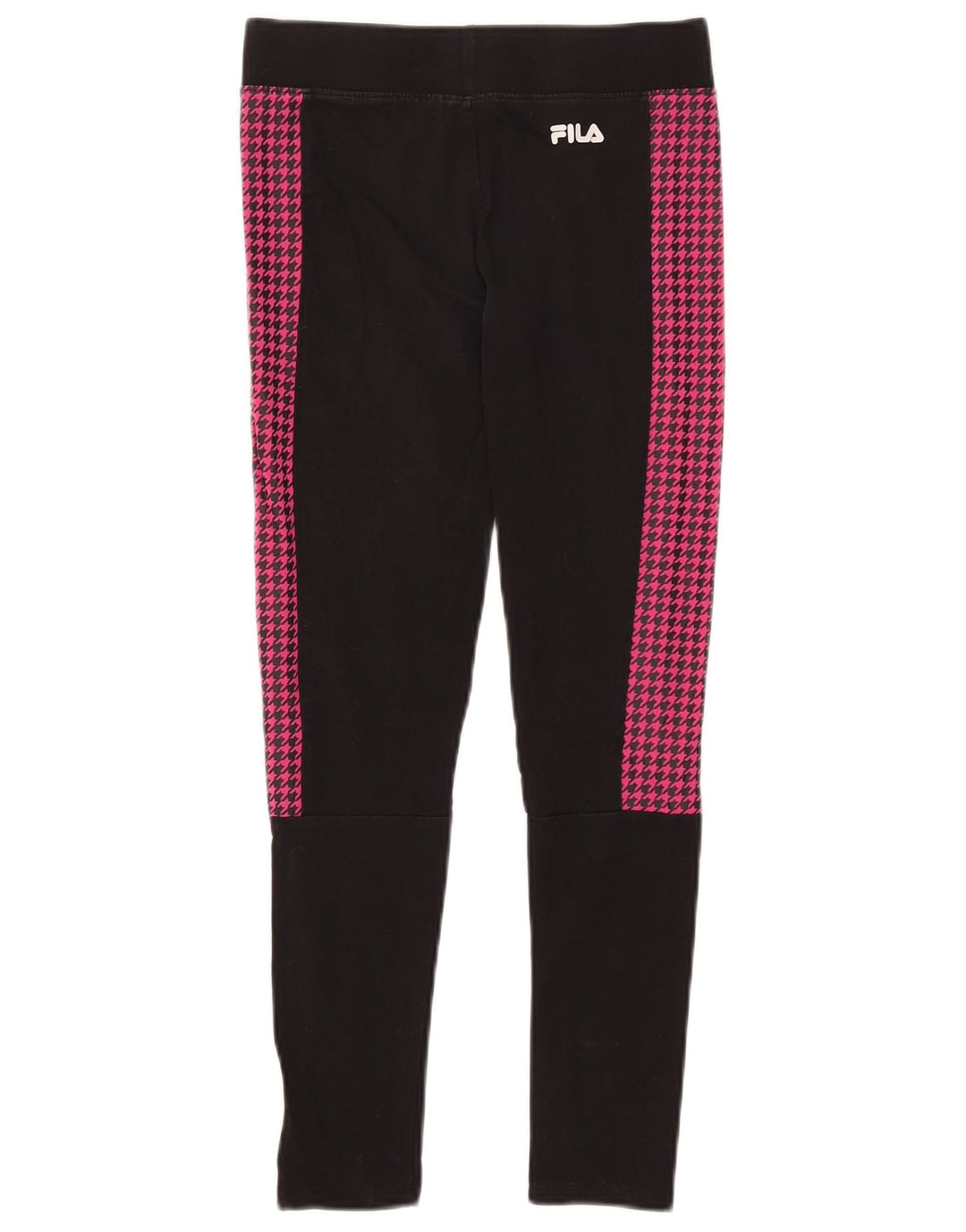 Fila Girls Leggings 11-12 år Sort Houndstooth