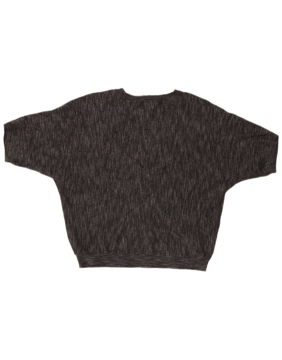 Dkny Dame Kortærmet Jumper Sweater UK 14 Medium Grå Viscose