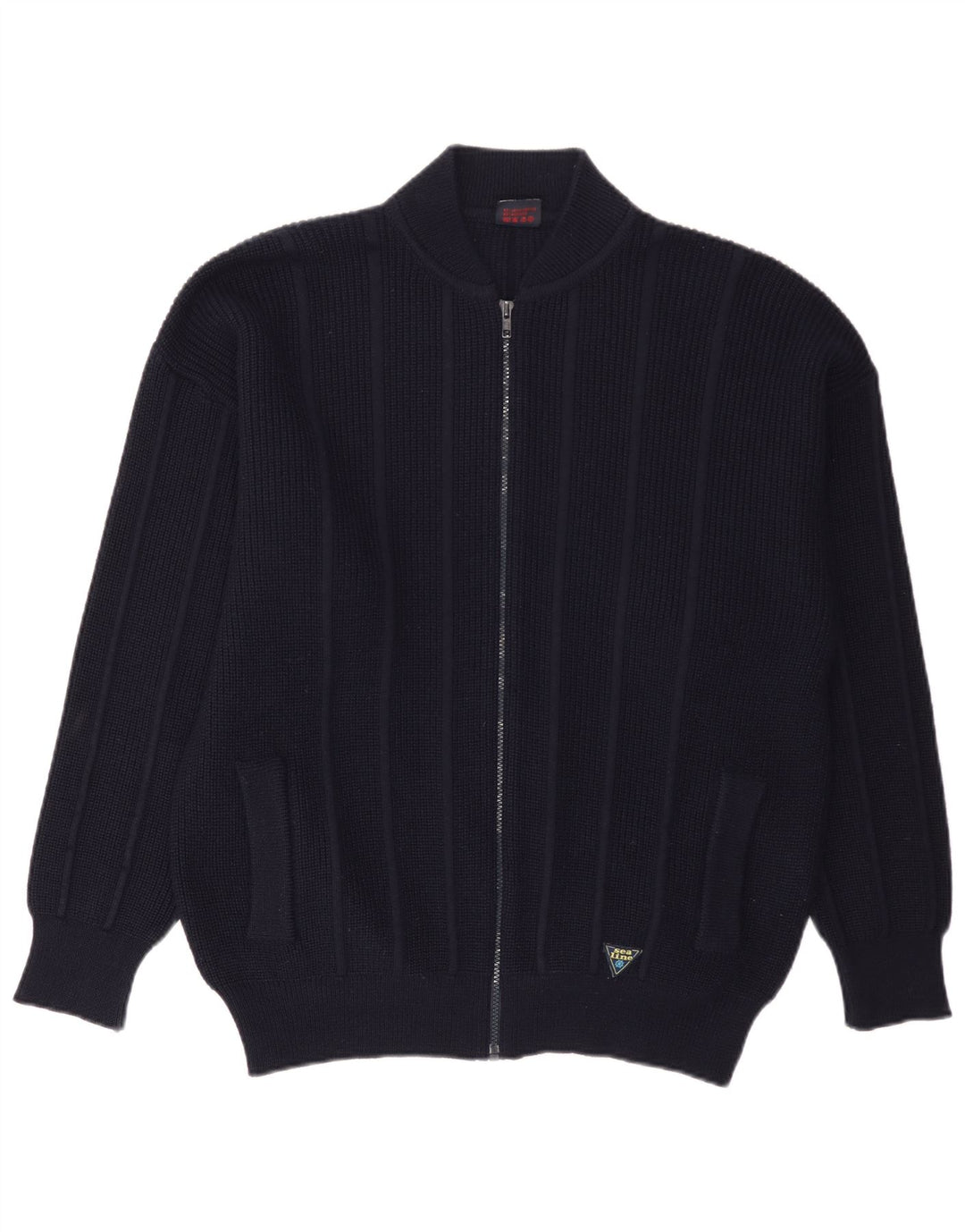 Settebello Herre Cardigan Sweater Stor Marineblå Uld