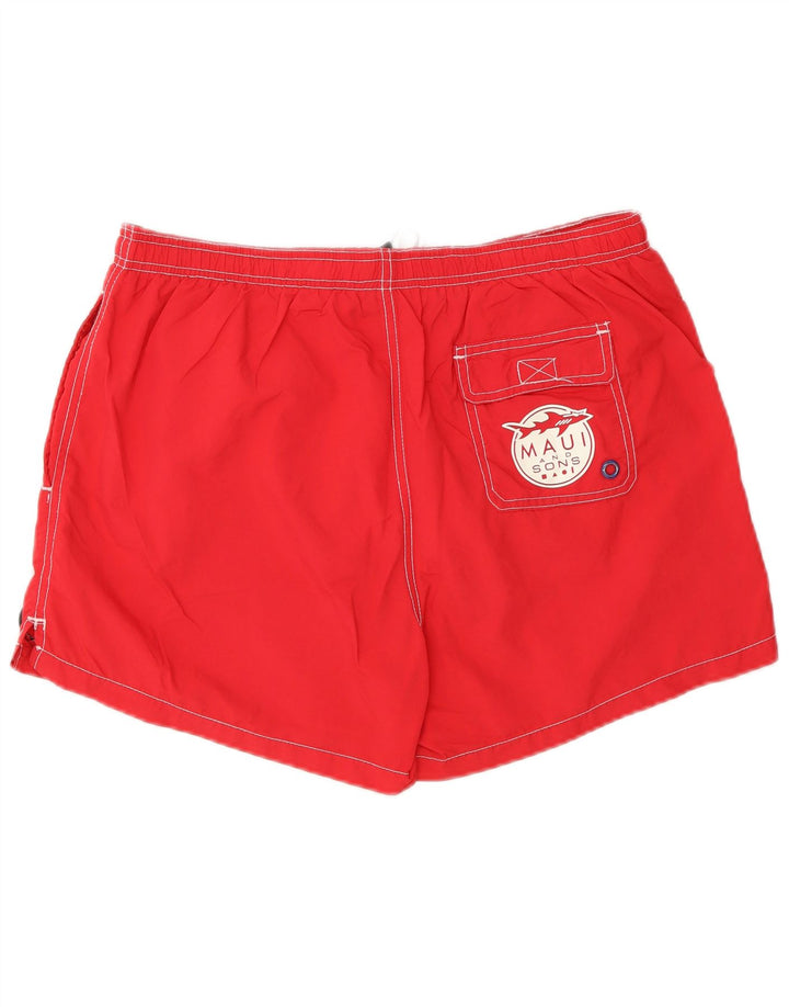 Maui and Sons Badeshorts til mænd store røde
