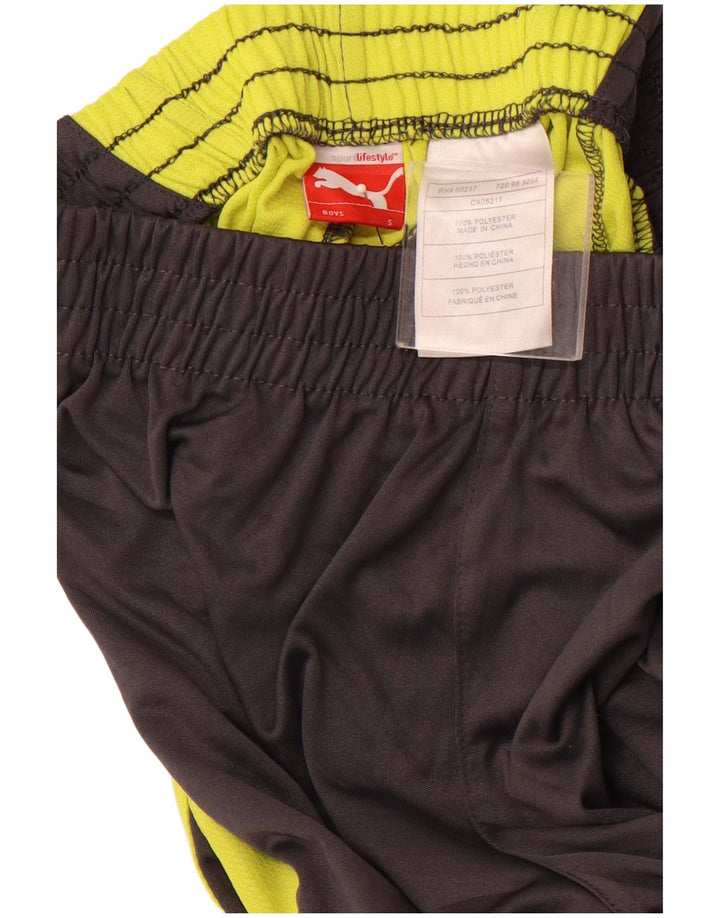 PUMA Sportsshorts til drenge 7-8 år Small Grå Colourblock Polyester