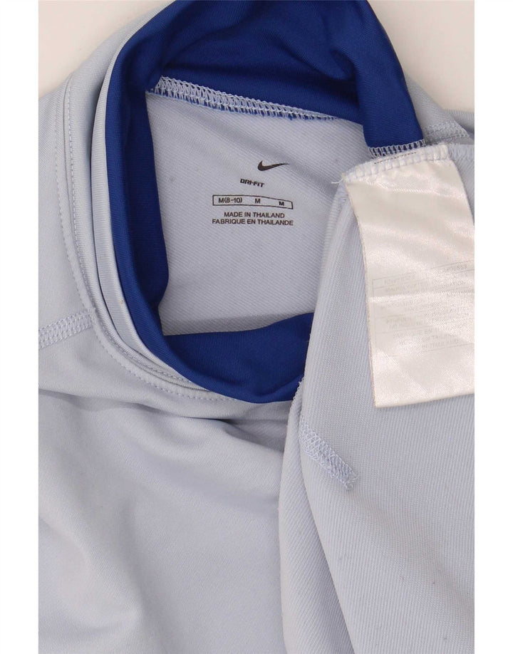Nike Dame Dri Fit Regular Top Langærmet US 8/10 Medium Blue Sports