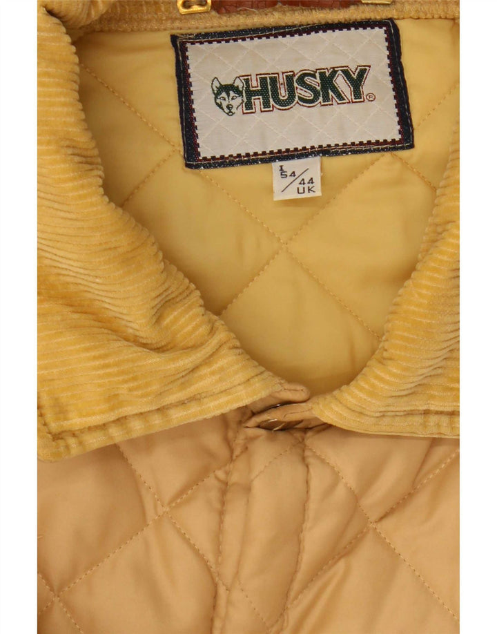 Husky Herre quiltet jakke UK 44 2XL Beige Nylon