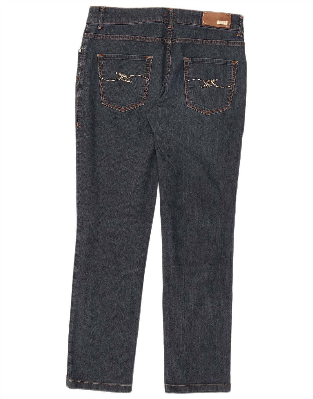 Trussardi Dame Slim Jeans W28 L28 Blå Bomuld