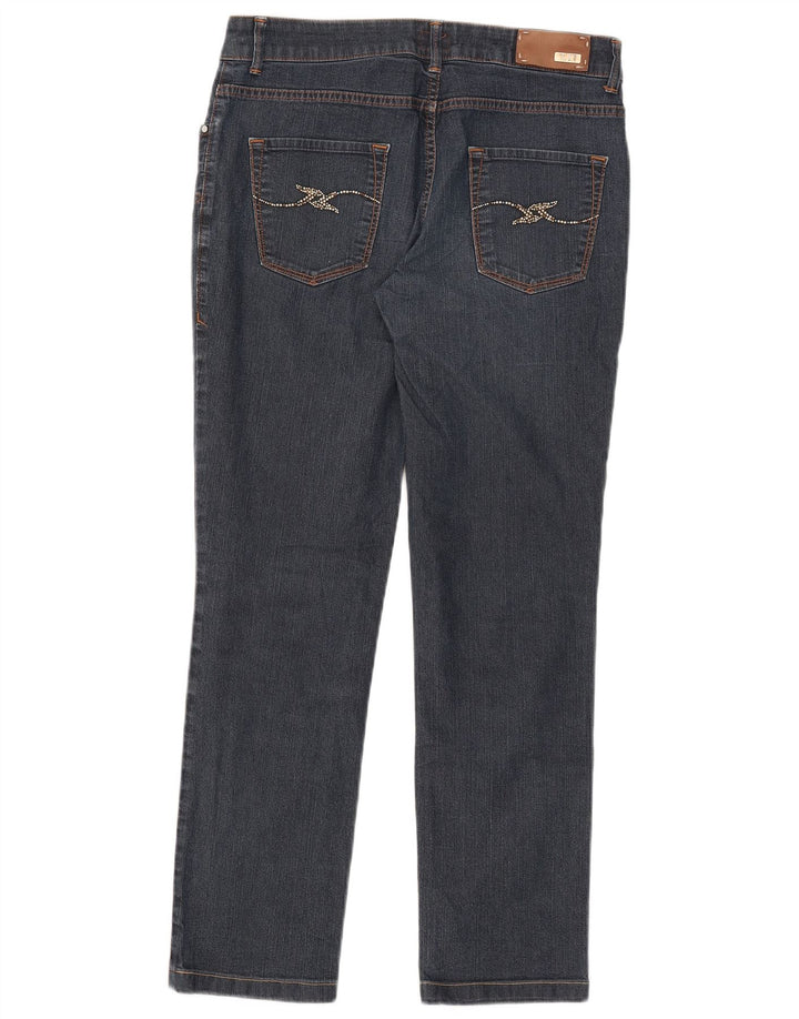 Trussardi Dame Slim Jeans W28 L28 Blå Bomuld