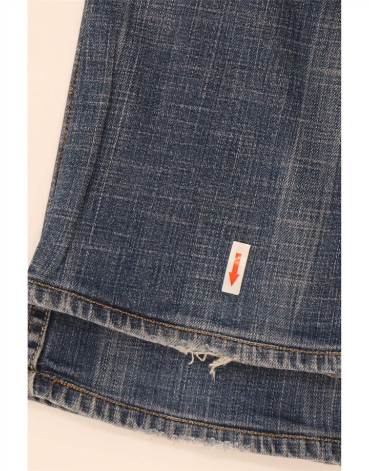 Levi's Dame 627 Straight Jeans W28 L28 Blå Bomuld