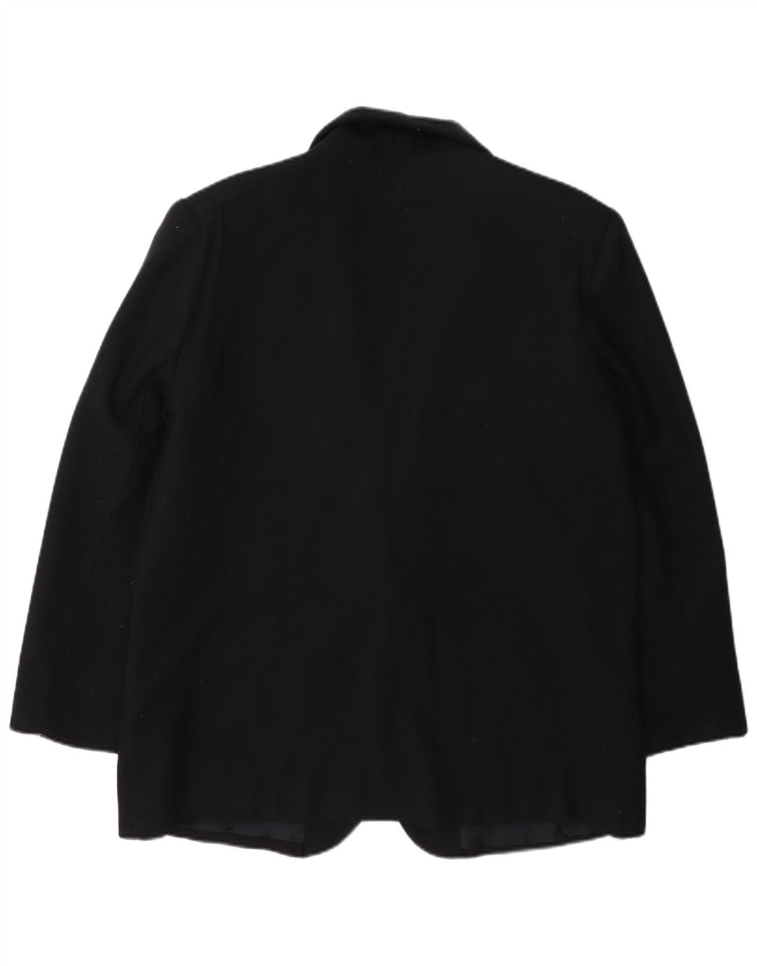 Sag Harbor Dame 1 Knap Blazer Jacket UK 14 Stor Sort Uld