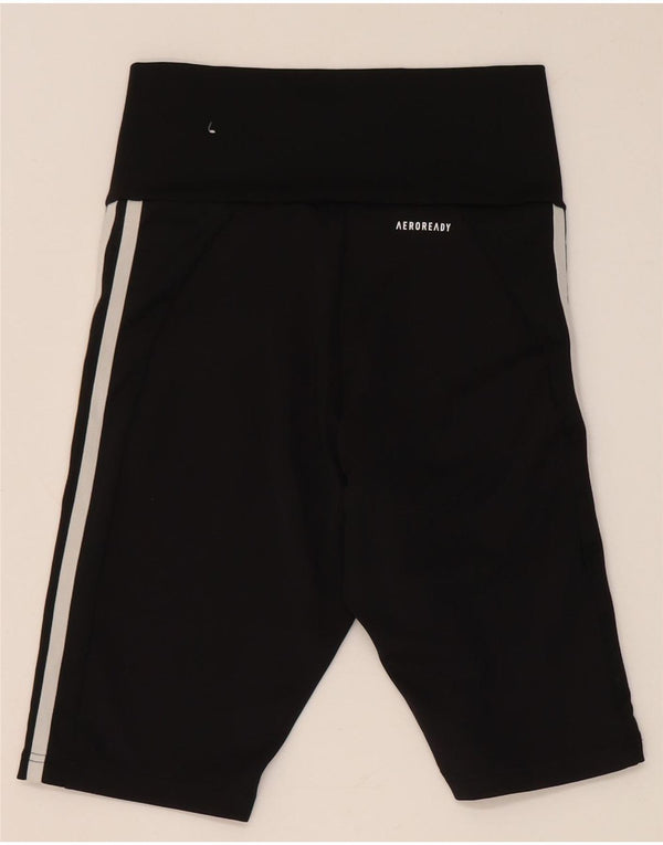 Adidas sportsshorts til kvinder UK 4/6 XS sort polyester