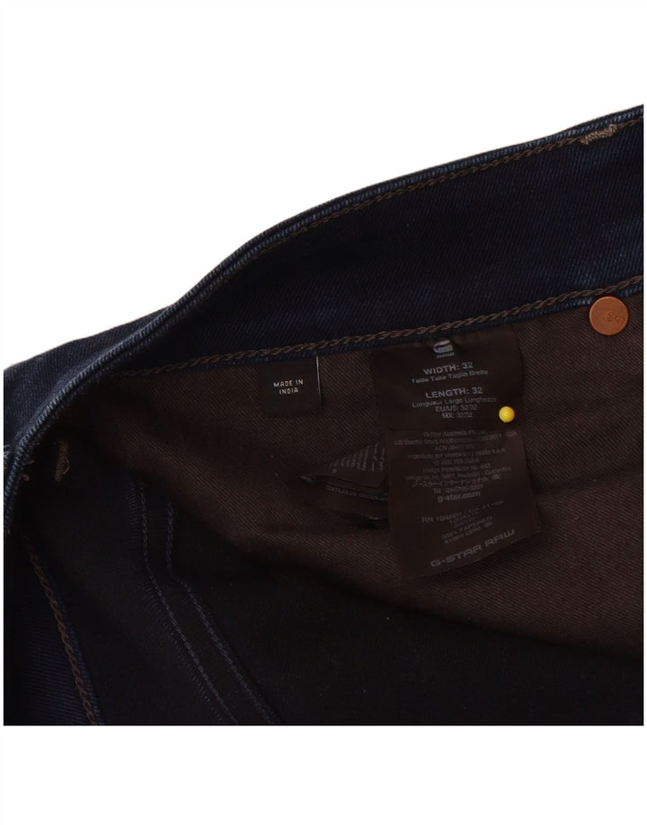 G-Star Slim Jeans til mænd W32 L32 Marineblå bomuld