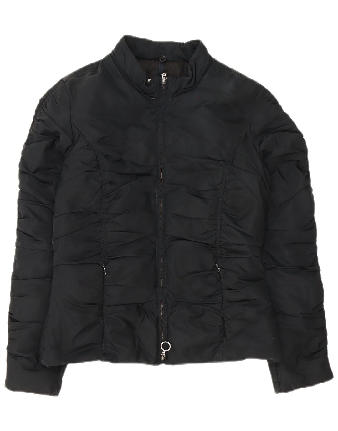 Moncler Dame Polstret Jakke Størrelse 2 Medium Sort Polyester