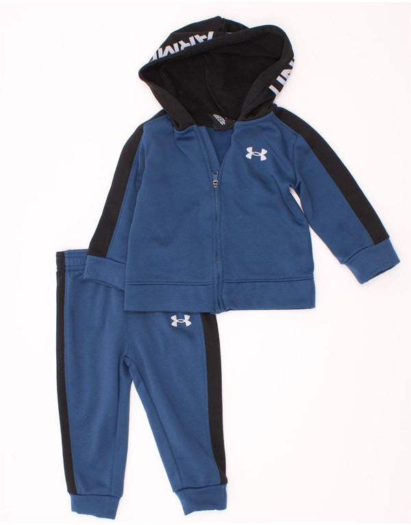 Under Armour Baby Boys hel træningsdragt 9-12 måneder Navy Blue Colourblock