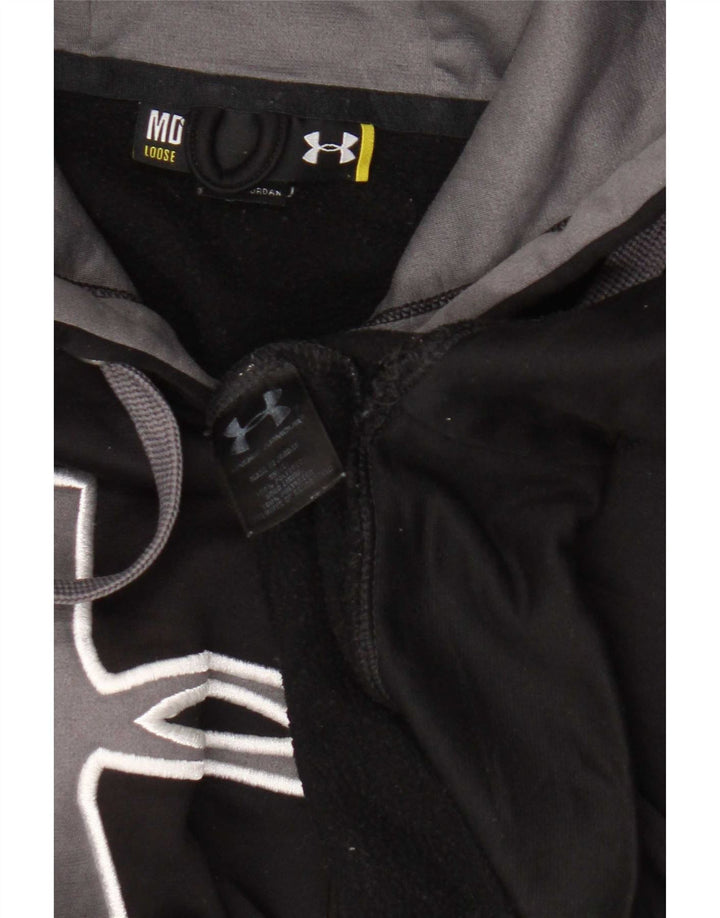 Under Armour Herre grafisk hættetrøje Jumper Medium Sort Polyester