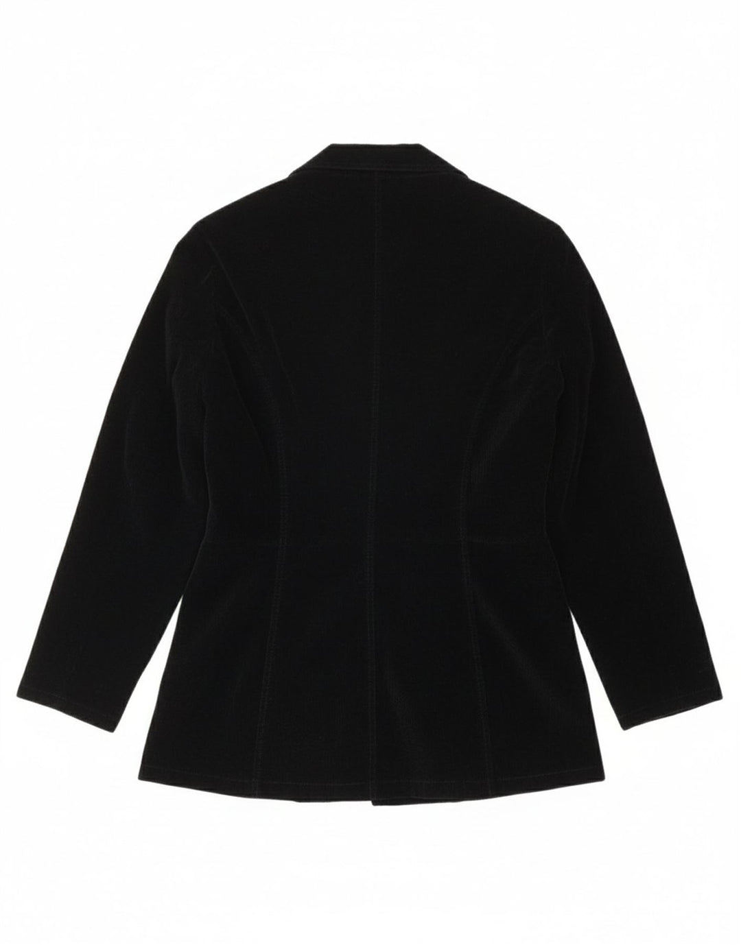 VINTAGE Womens 3 Button Blazer Jacket UK 12 Medium Black