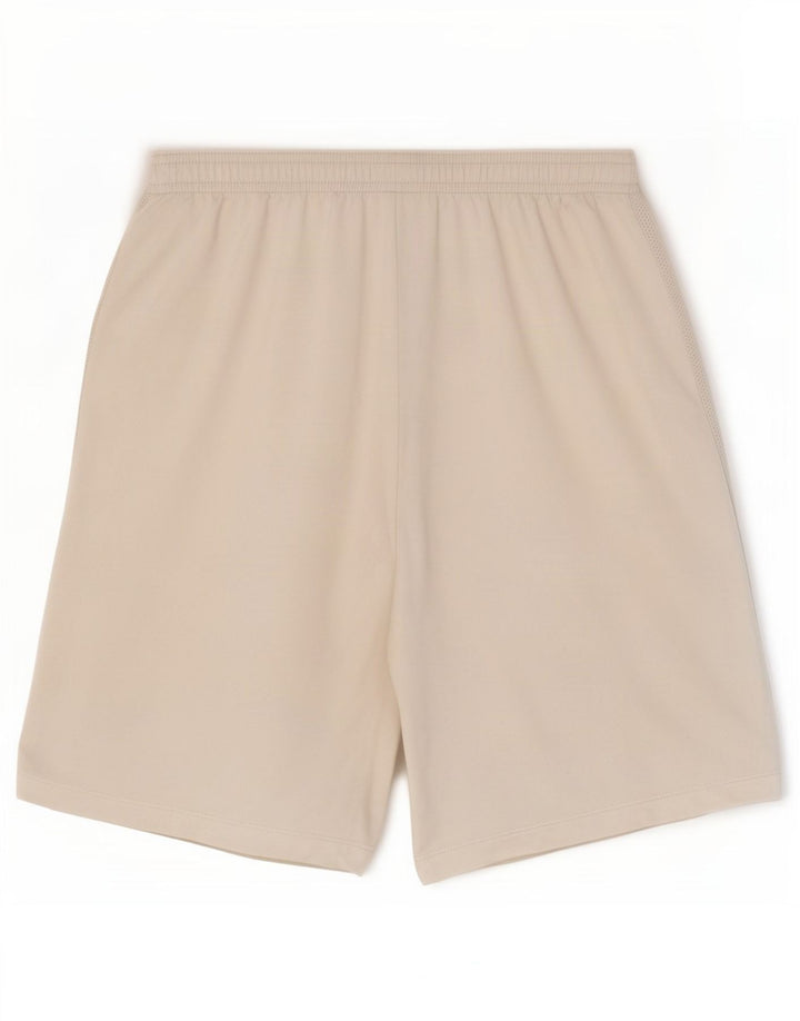 Nike Herre Dri Fit sportsshorts store hvide stribede polyester