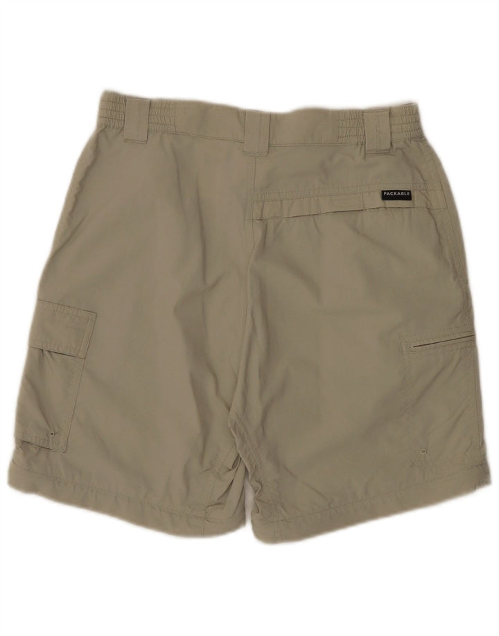 COLUMBIA Cargo Shorts til kvinder Small W27 Grøn nylon