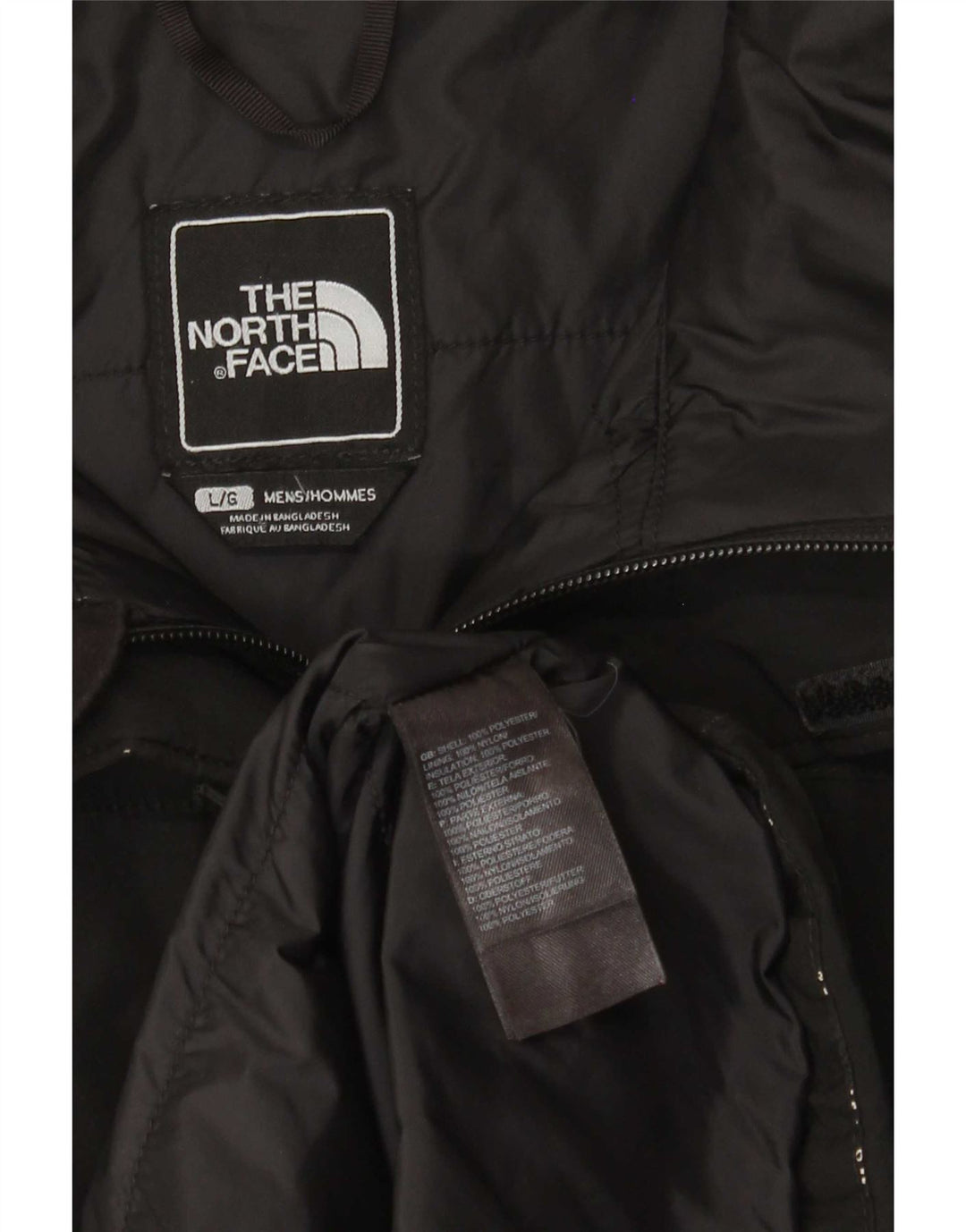 The North Face Herre Hooded Windbreaker Jacket UK 40 Large Black Polyester
