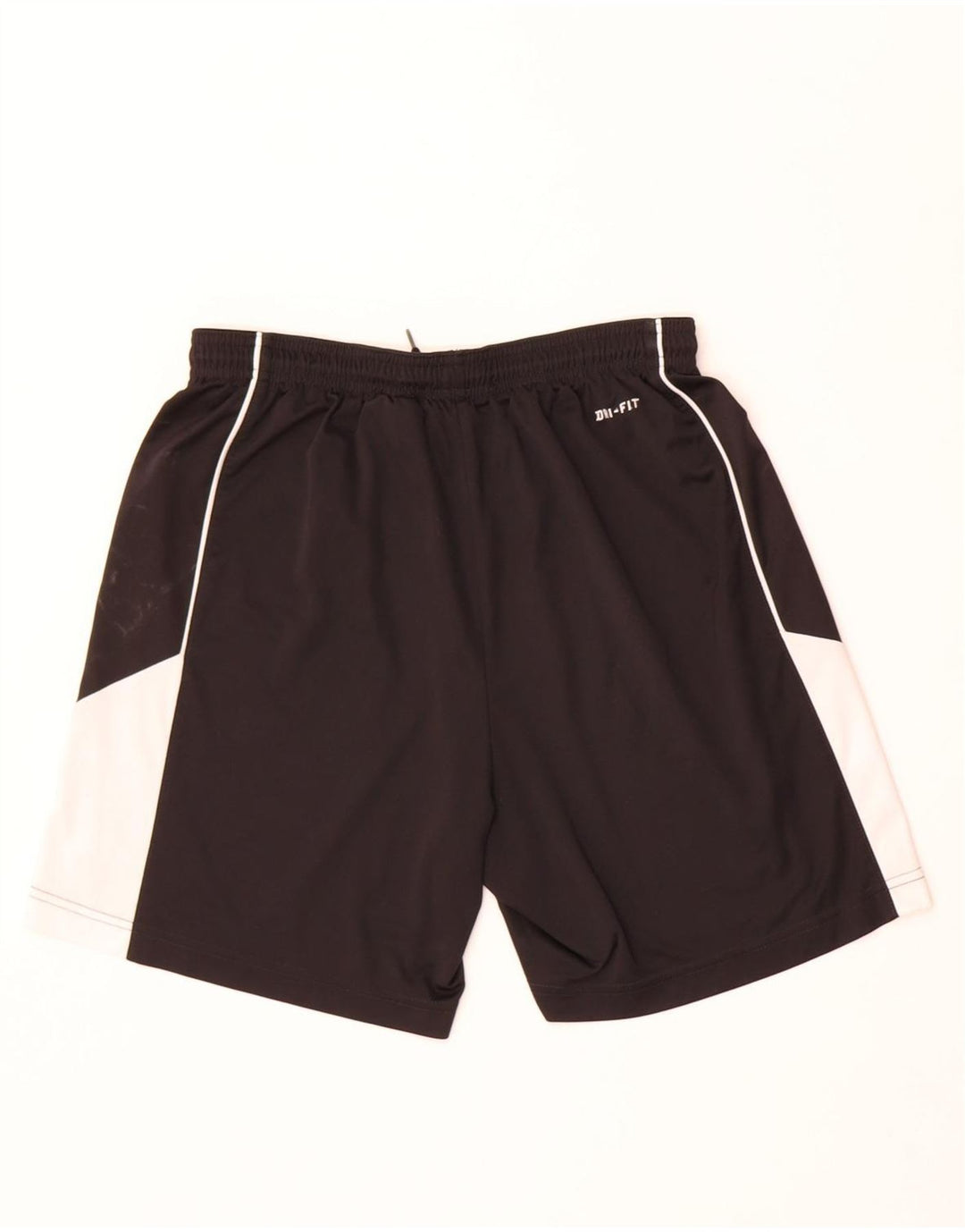 Nike Herre Dri Fit Sportshorts Medium Sort Colourblock Polyester