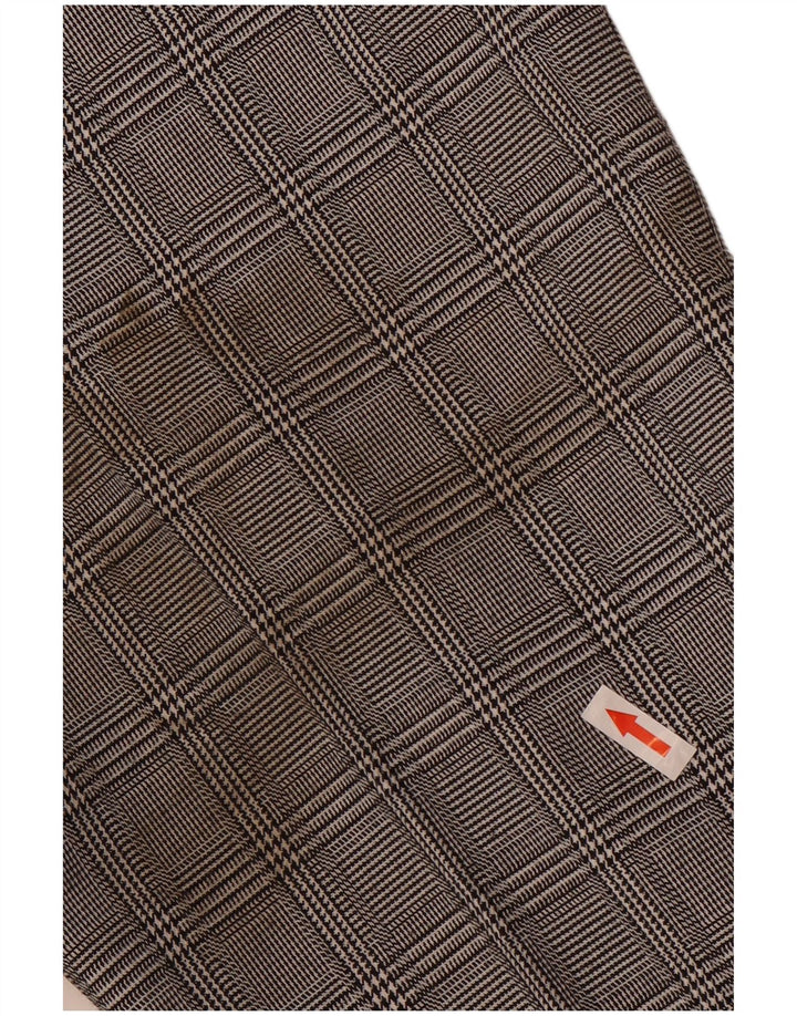 Calvin Klein Dame Casual Bukser US 10 Large W32 L29 Grå Houndstooth