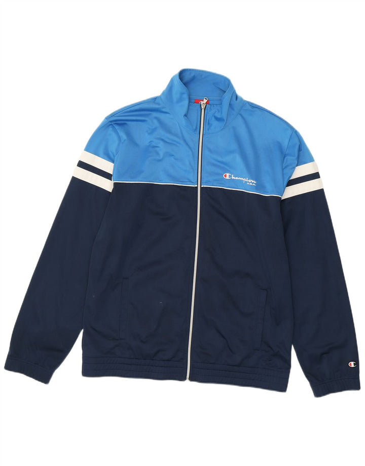 Champion Træningsdragt til mænd Topjakke XL Marineblå Colourblock Polyester