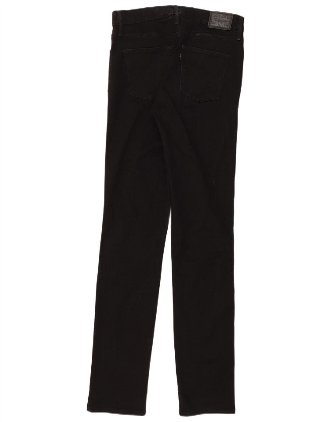 Levi's Womens Slimming Slim Jeans W31 L34 Sort bomuld