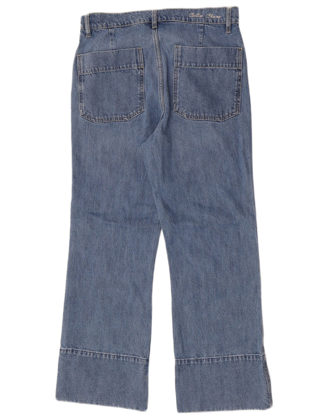 Zara Dame Løse Jeans EU 42 Large W32 L28 Blå Bomuld