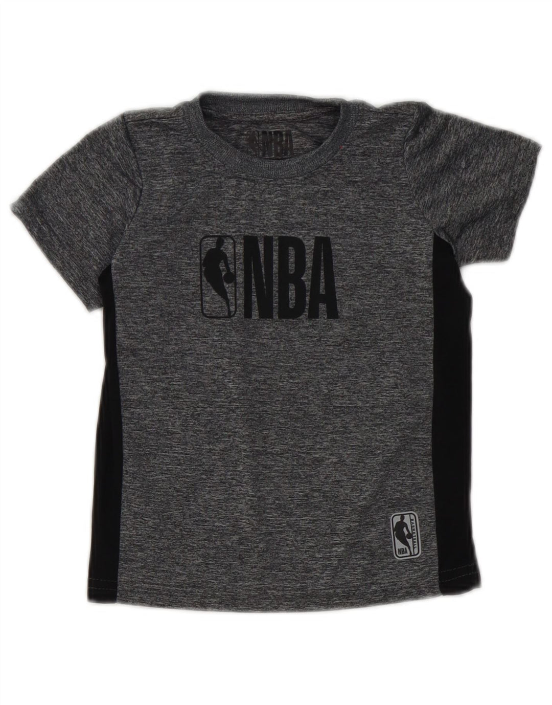 NBA Boys Grafisk T-Shirt Top 2-3 år Grå Colourblock Polyester