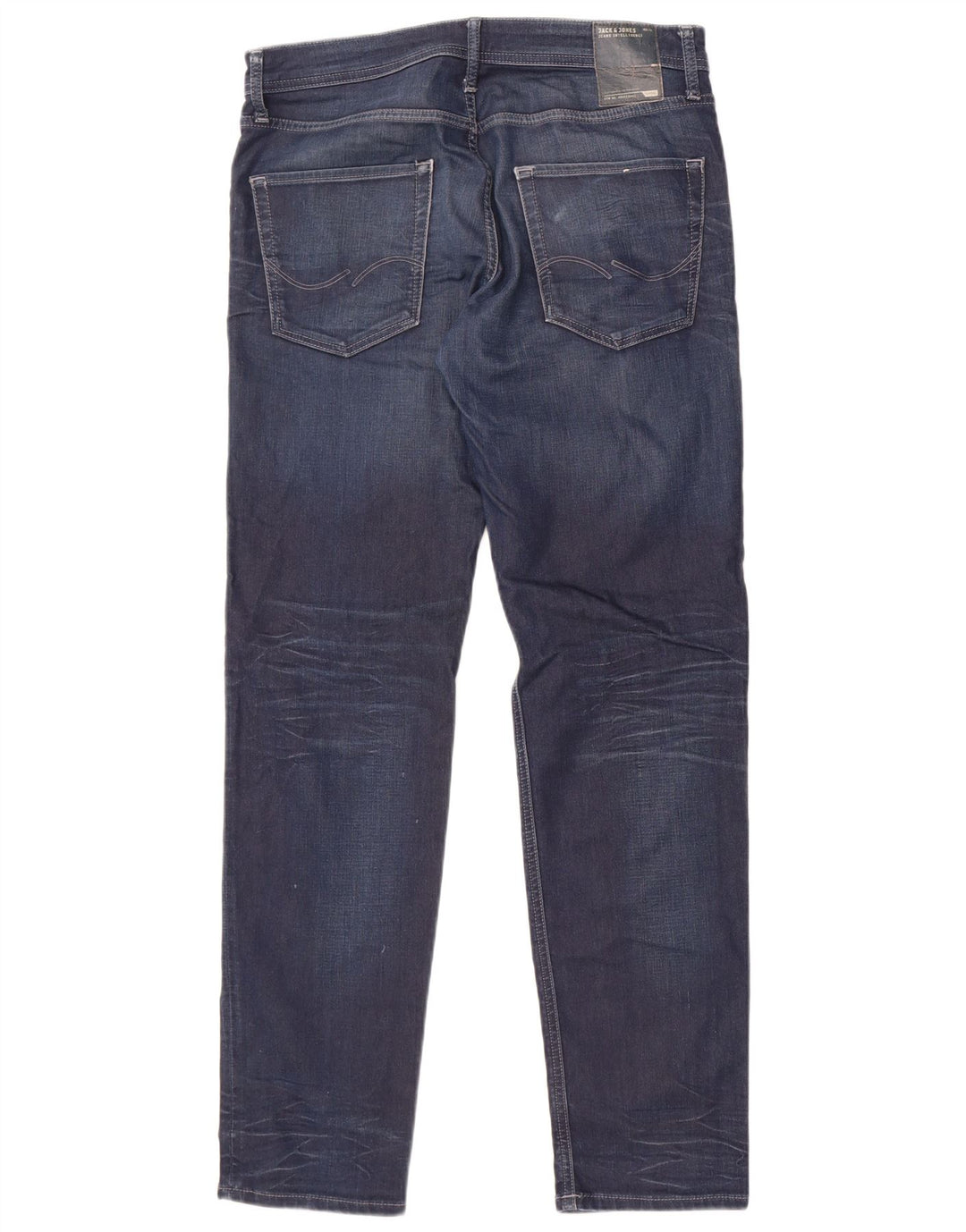 Jack & Jones Herre Slim Jeans W32 L34 Blå Bomuld
