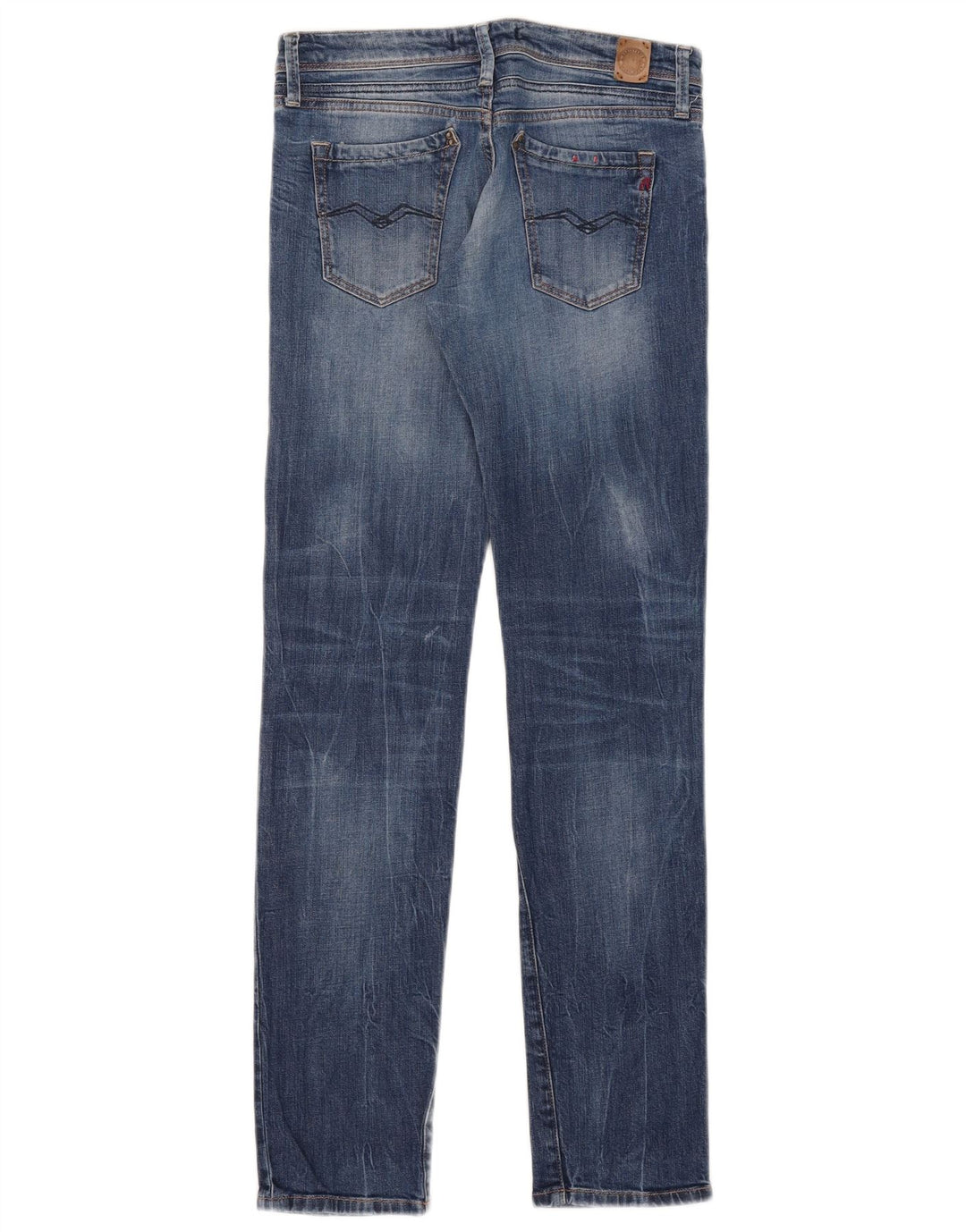 Replay Dame Skinny Jeans W29 L31 Blå