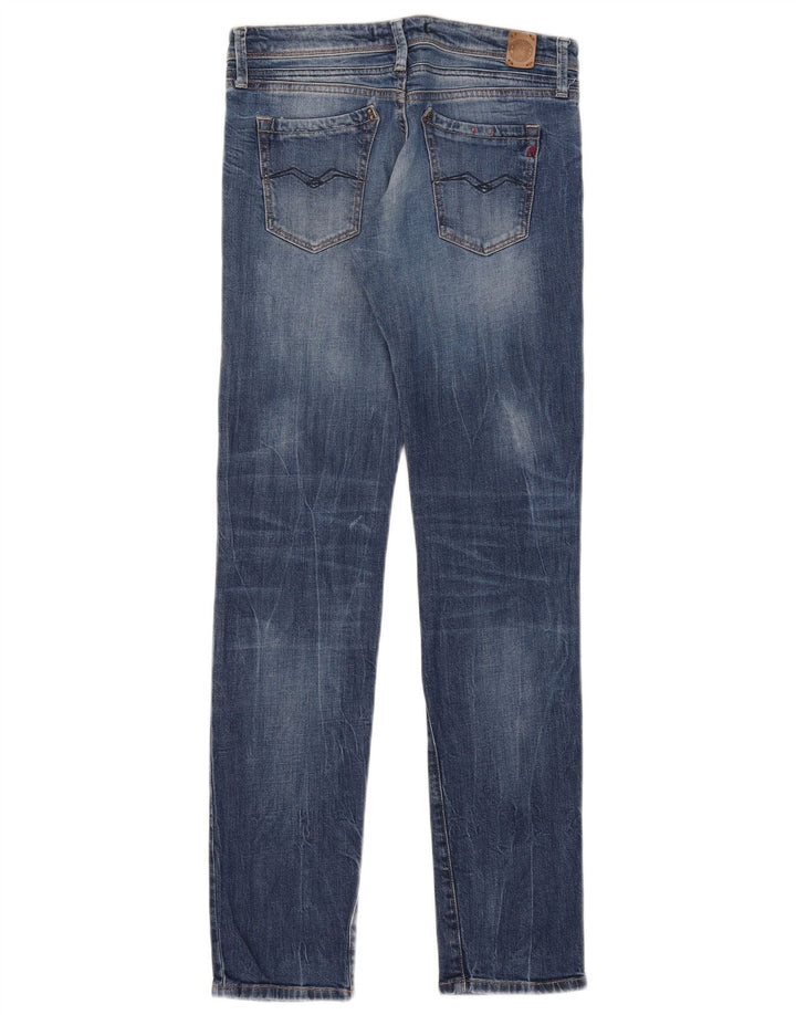 Replay Dame Skinny Jeans W29 L31 Blå