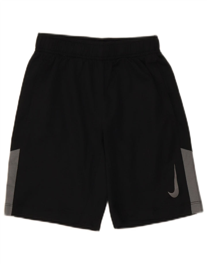 Nike Boys Dri Fit sportsshorts 8-9 år Small Black Colourblock Polyester