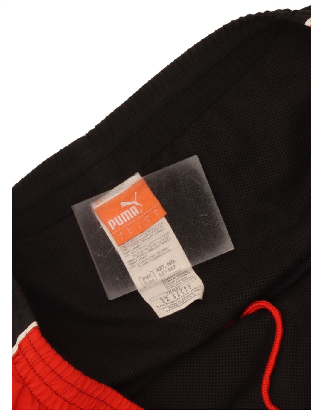 Puma Træningsdragt bukser til mænd Large Black Colourblock Polyester