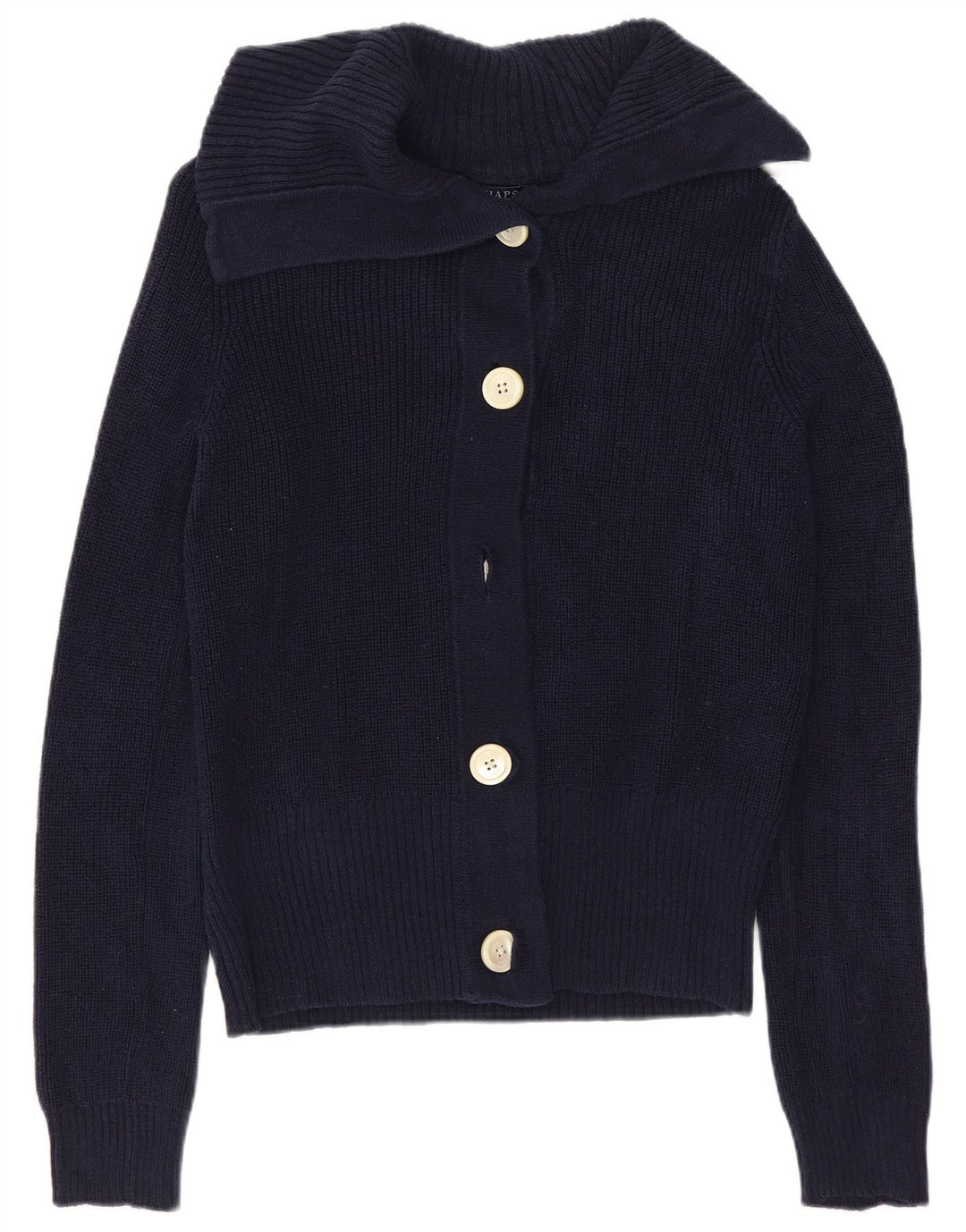 CHAPS Cardigan sweater til kvinder UK 10 Lille marineblå bomuld