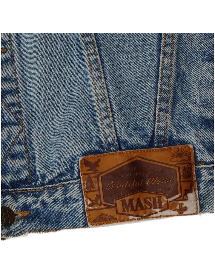 MASH Denimjakke til mænd UK 42 XL Blå