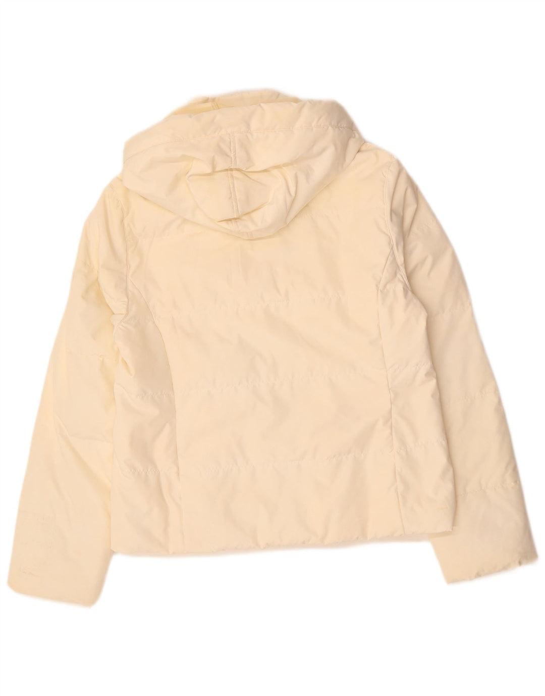 CHAMPION Polstret hættejakke til kvinder UK 14 Medium Off White