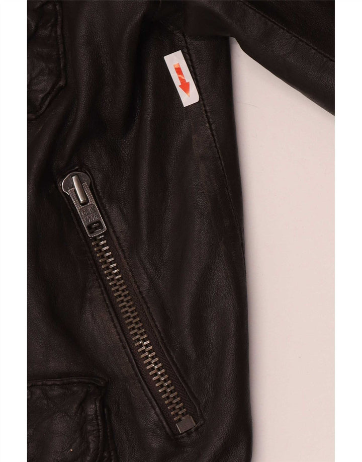 Superdry Military Læderjakke til mænd UK 42 XL Brun
