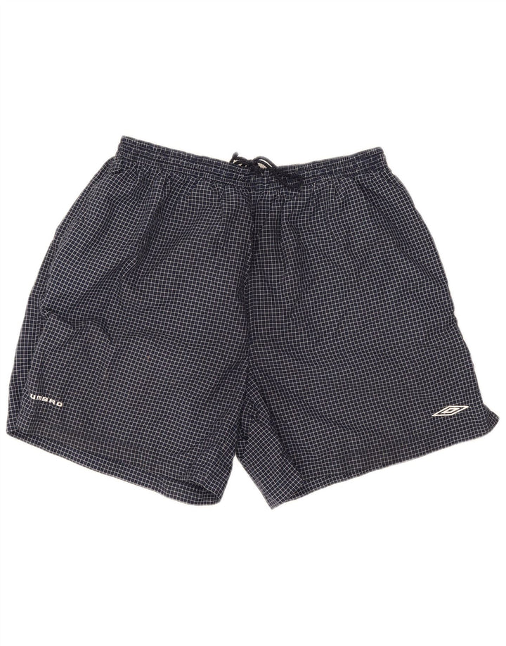 Umbro Herre Sportshorts 2XL Navy Blue Ternet Nylon