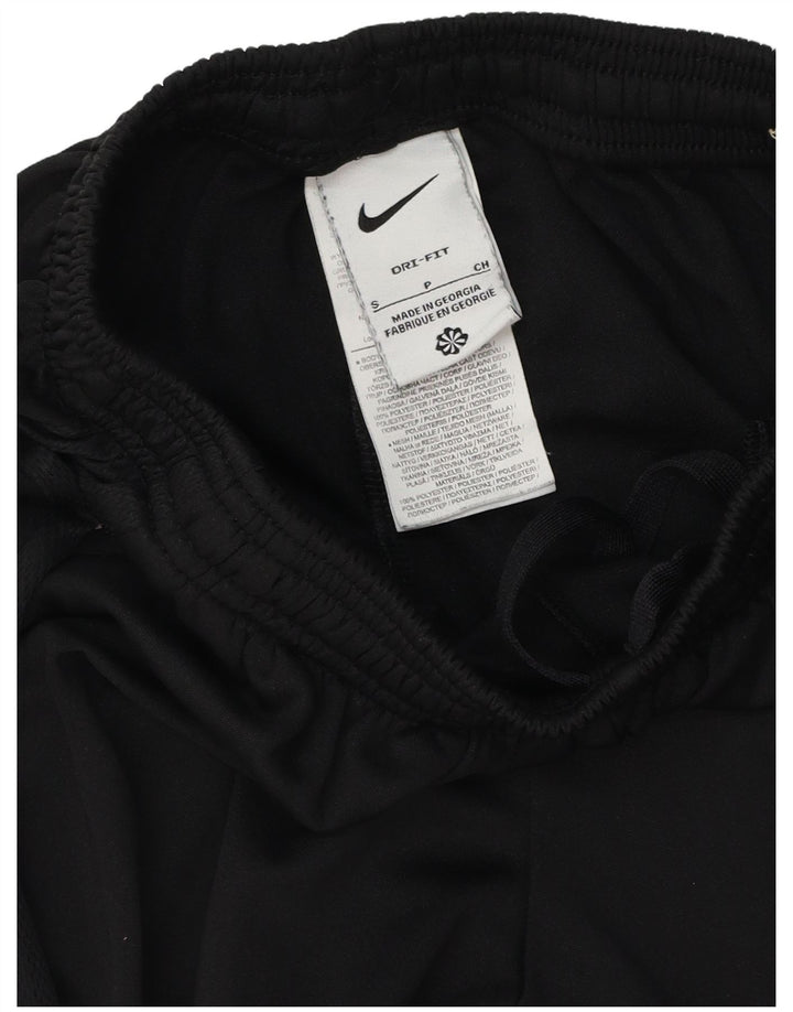 Nike Dame Dri Fit træningsdragt Bukser UK 10 Small Black Polyester