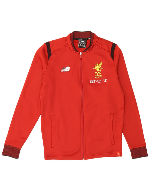 New Balance Herre Liverpool Grafisk træningsdragt Topjakke Medium Rød